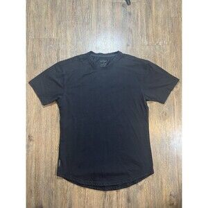 Nomatic T Shirt Men's Small Black Drop Hem Performance Stretch